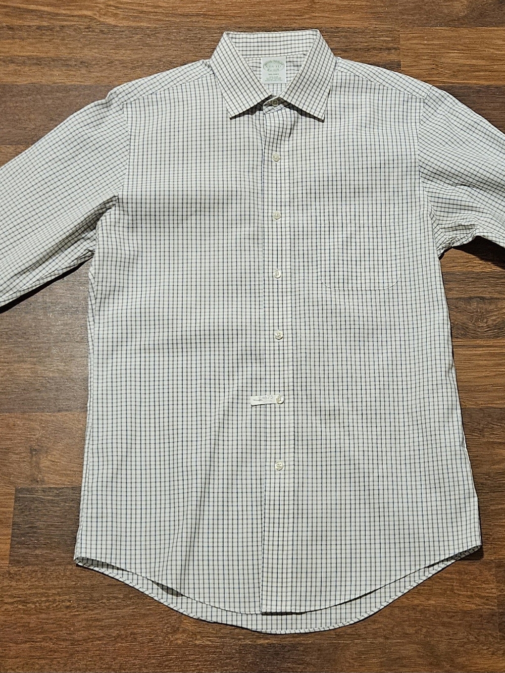 BROOKS BROTHERS MADISON mens dress shirt SIZE 15.5x33 MULTICOLOR LM16D